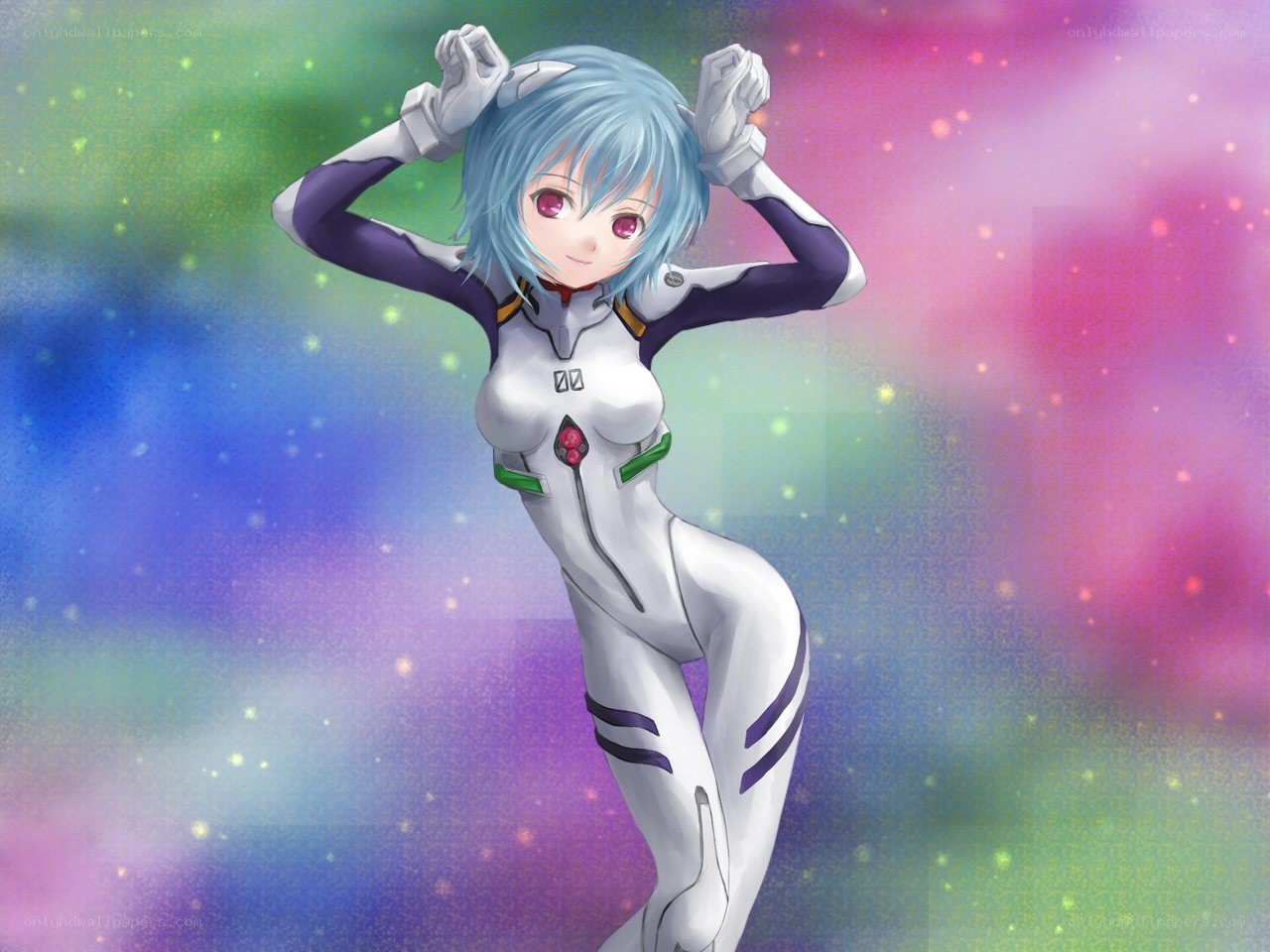 anime girl in spacesuit