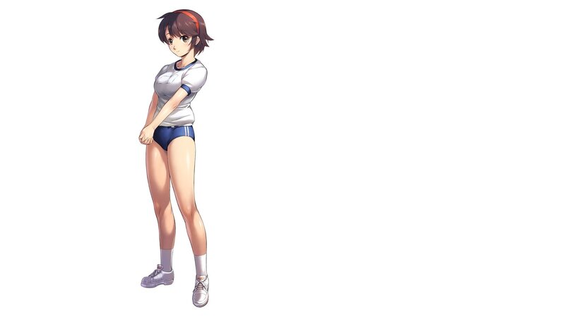 anime girl in sports outfit