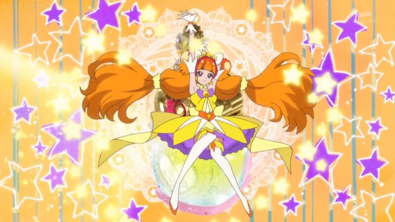 Anime Girl in Starry Scene