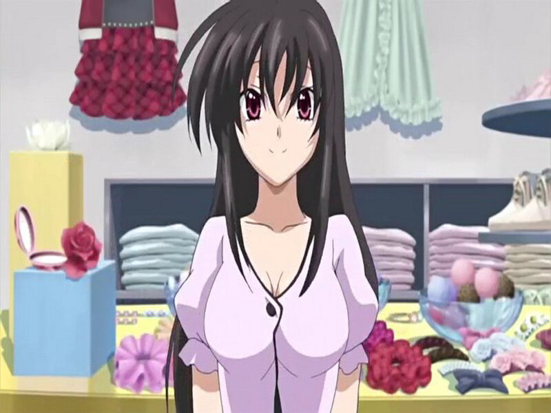 Anime Girl in Store — Purple