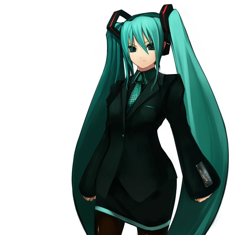Anime Girl in Suit