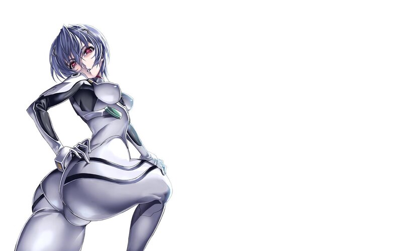 Anime Girl in Suit — White, Neutral, Silver Hair