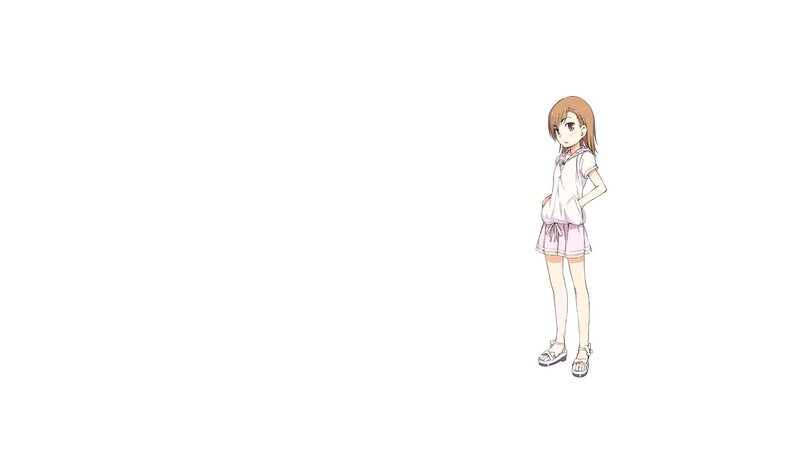 anime girl in summer clothes