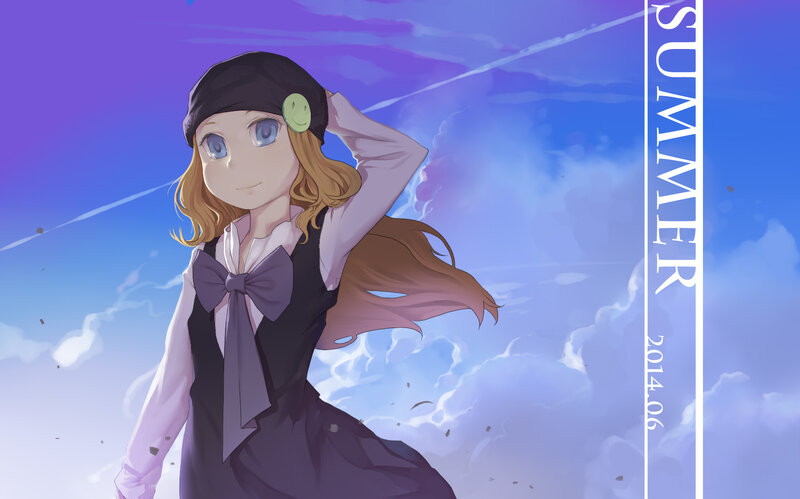 Anime Girl in Summer
