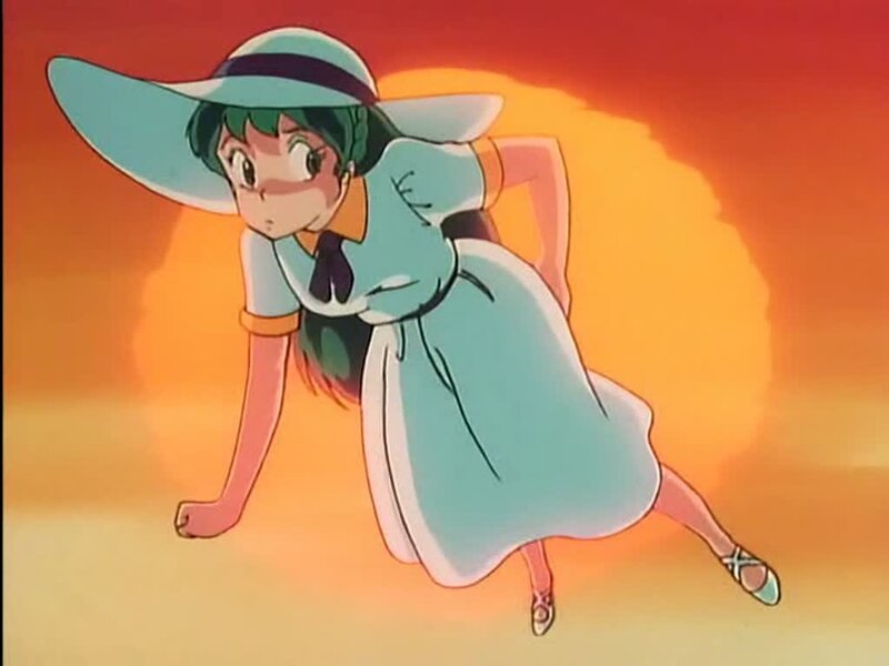 anime girl in sunlit scene