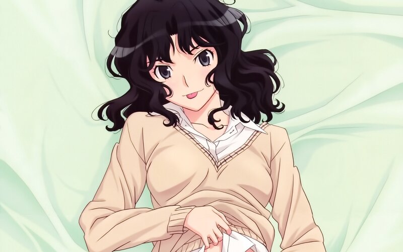 anime girl in sweater