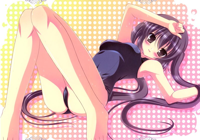 anime girl in swimsuit