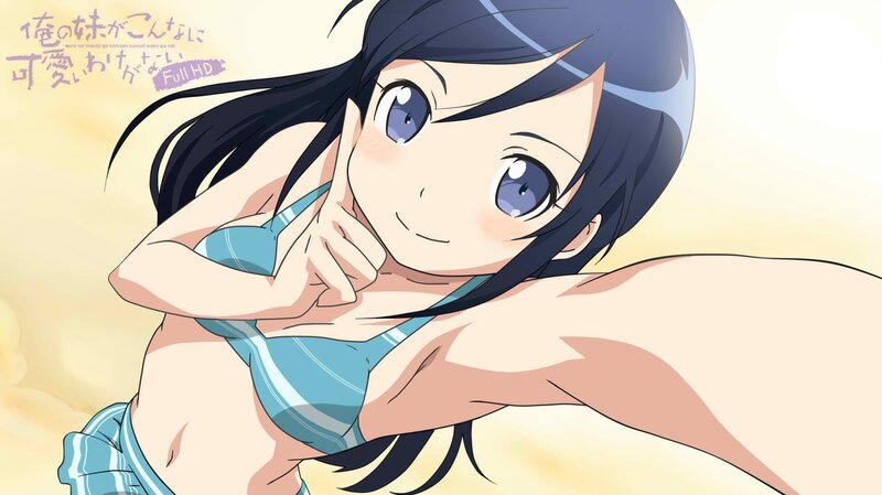 anime girl in swimsuit