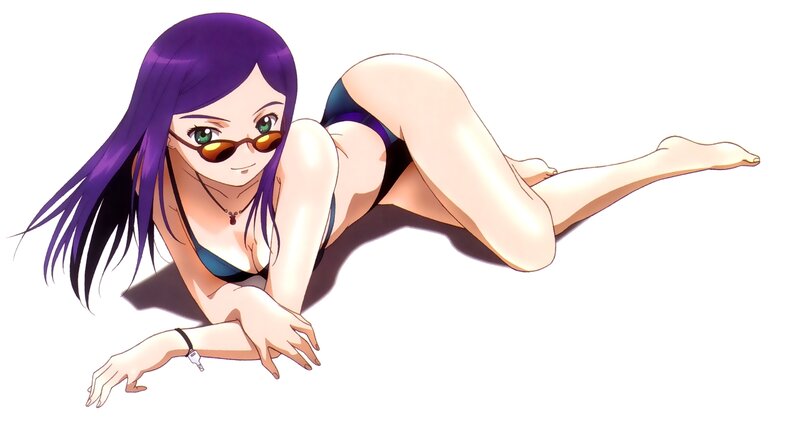 anime girl in swimsuit