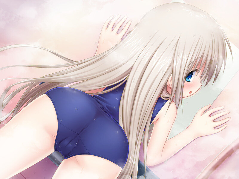 anime girl in swimsuit