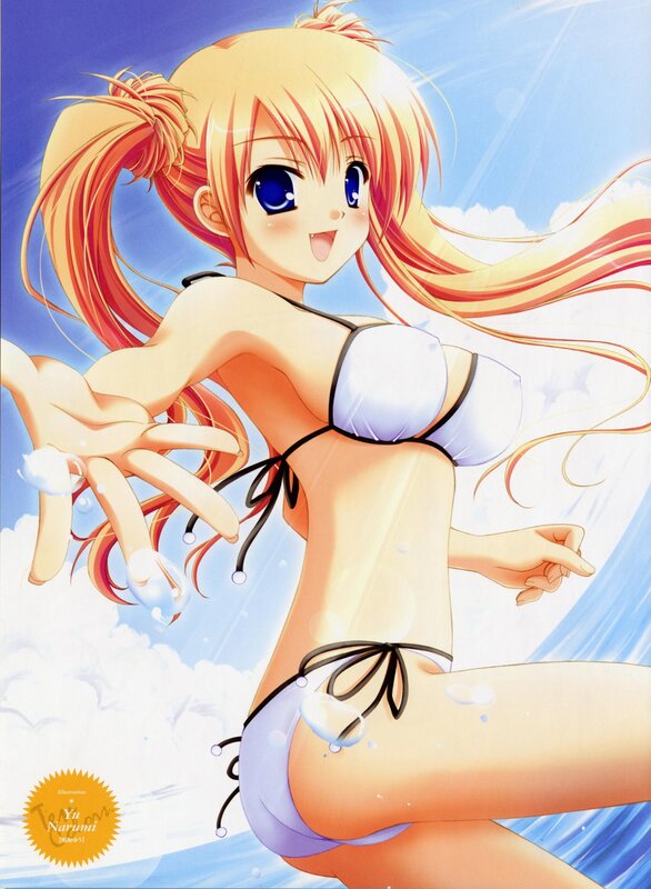 anime girl in swimsuit