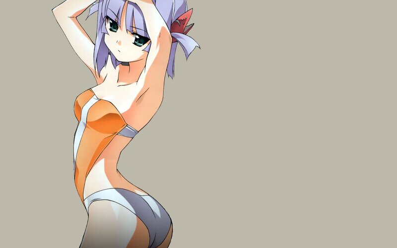 anime girl in swimsuit
