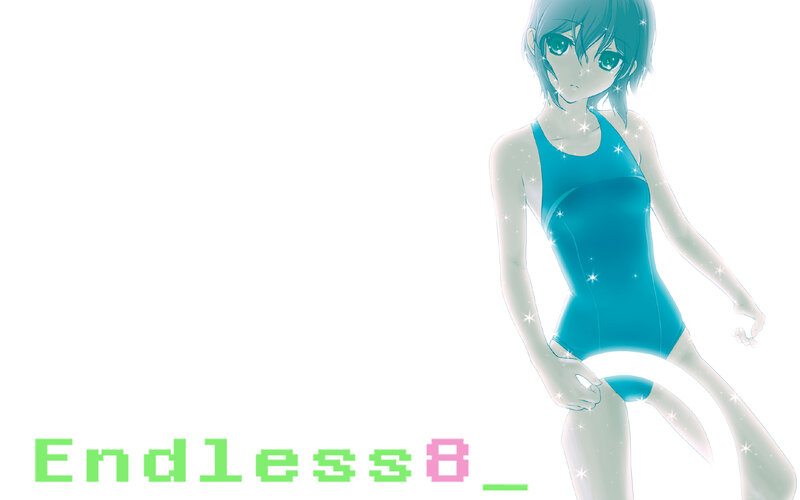anime girl in swimsuit