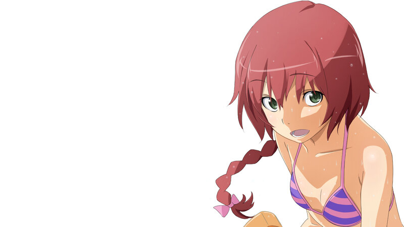 anime girl in swimsuit