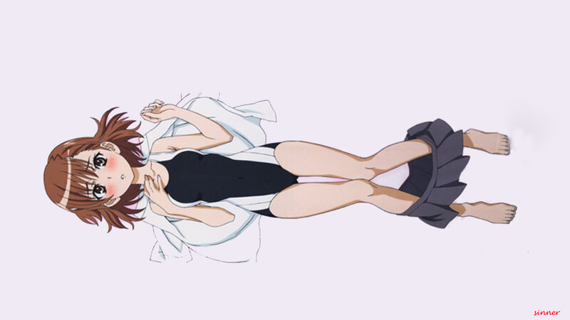 anime girl in swimsuit