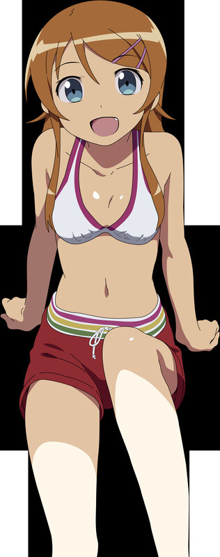 anime girl in swimsuit