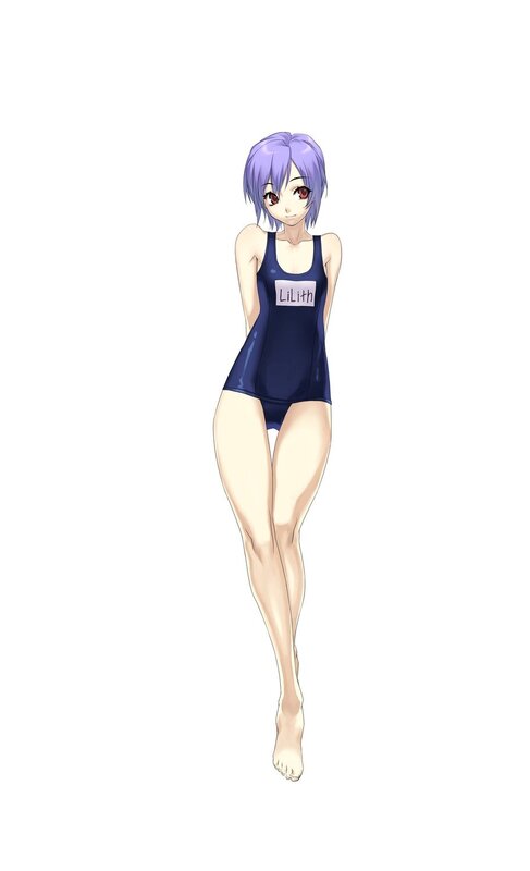 anime girl in swimsuit