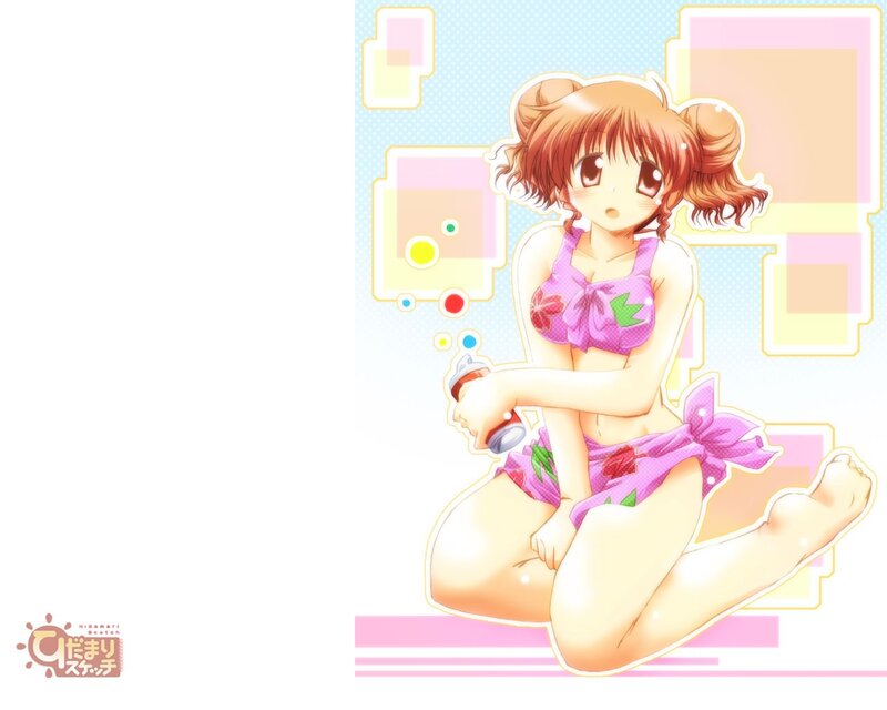 anime girl in swimsuit