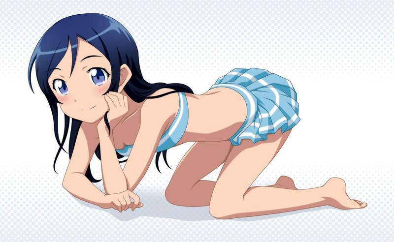 anime girl in swimsuit