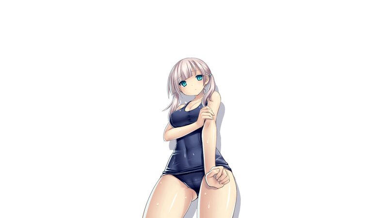 anime girl in swimsuit