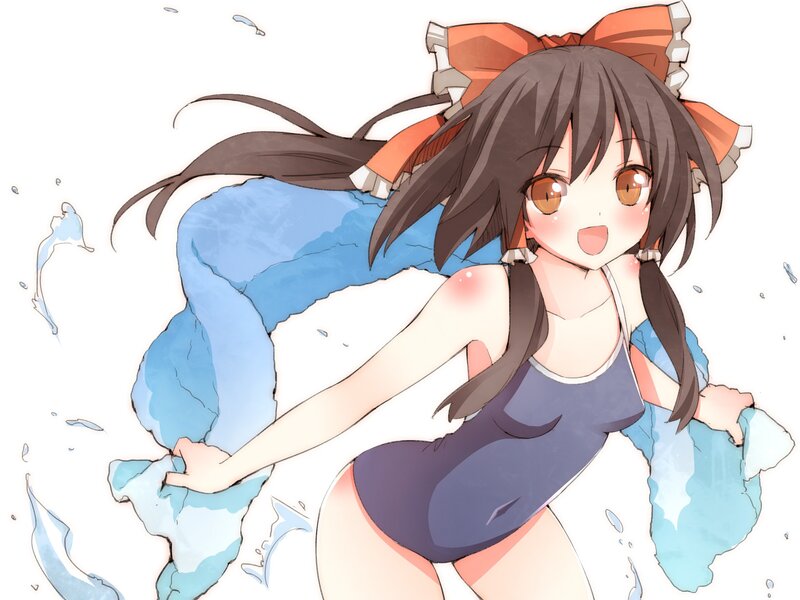 anime girl in swimsuit