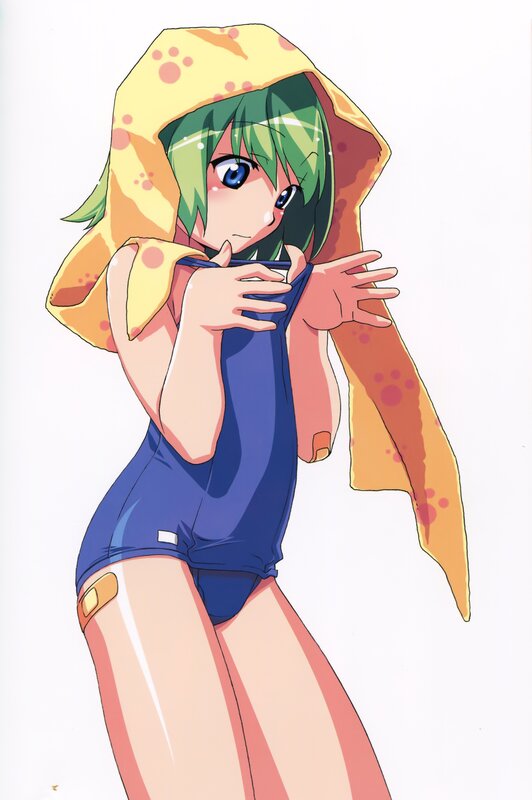 anime girl in swimsuit