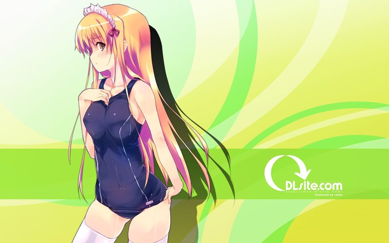 anime girl in swimsuit