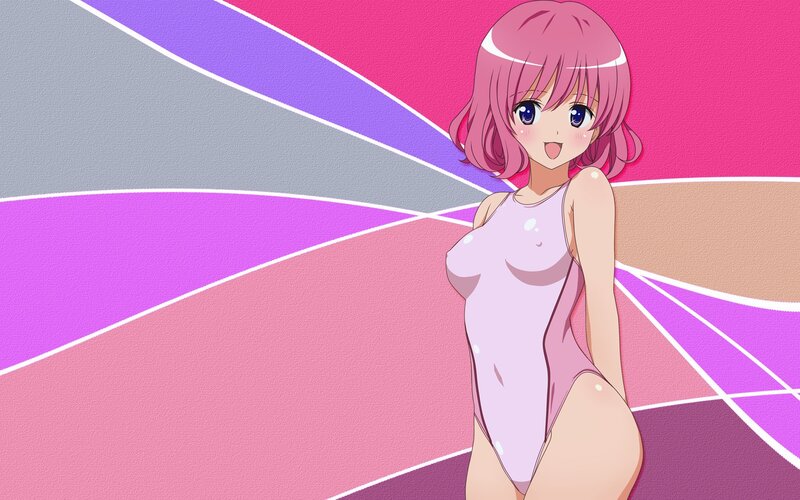 anime girl in swimsuit