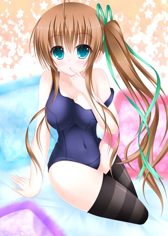 anime girl in swimsuit