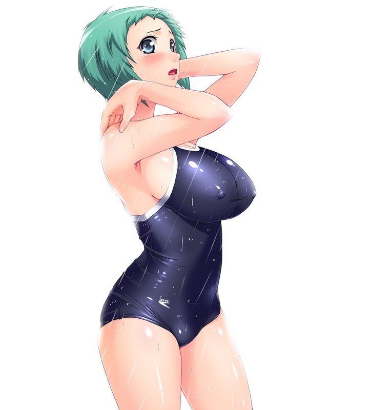 anime girl in swimsuit