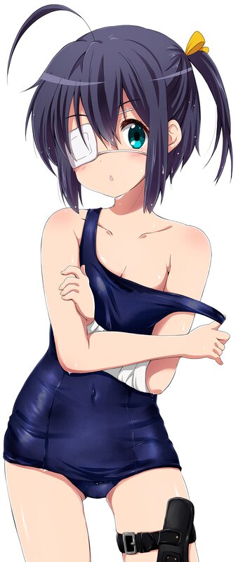 anime girl in swimsuit