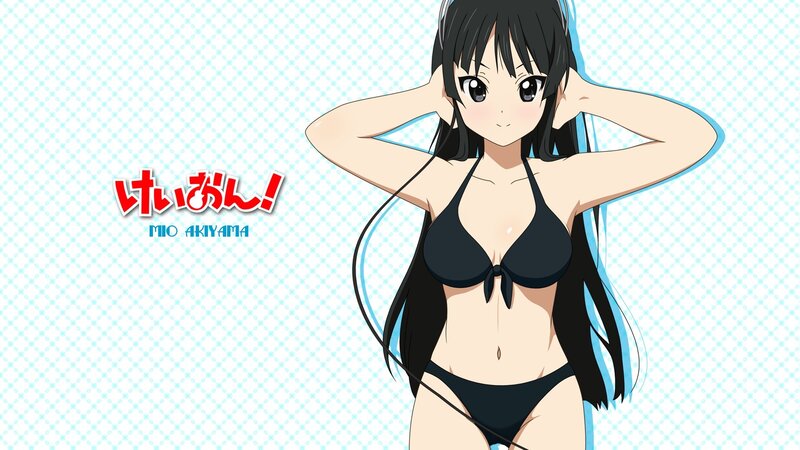 anime girl in swimsuit