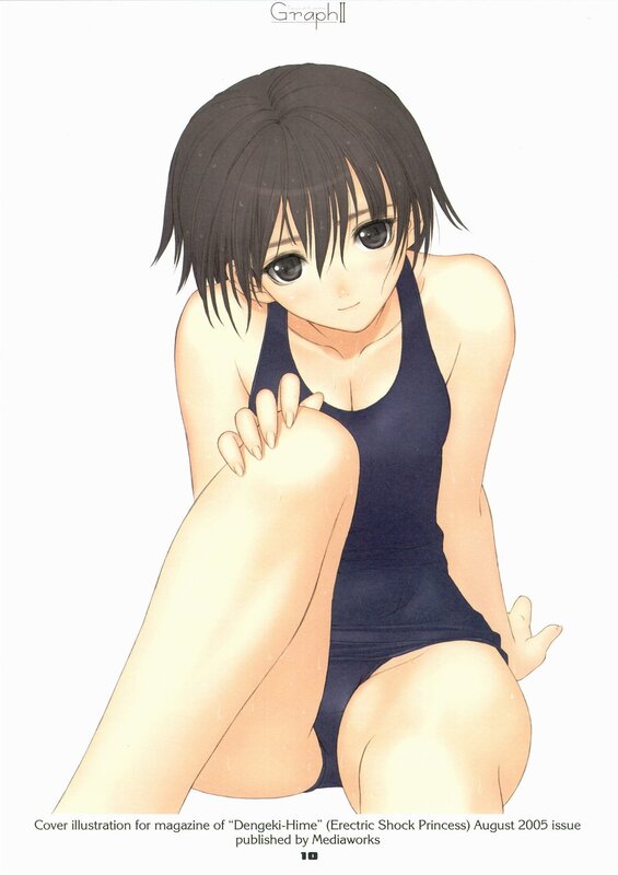 anime girl in swimsuit