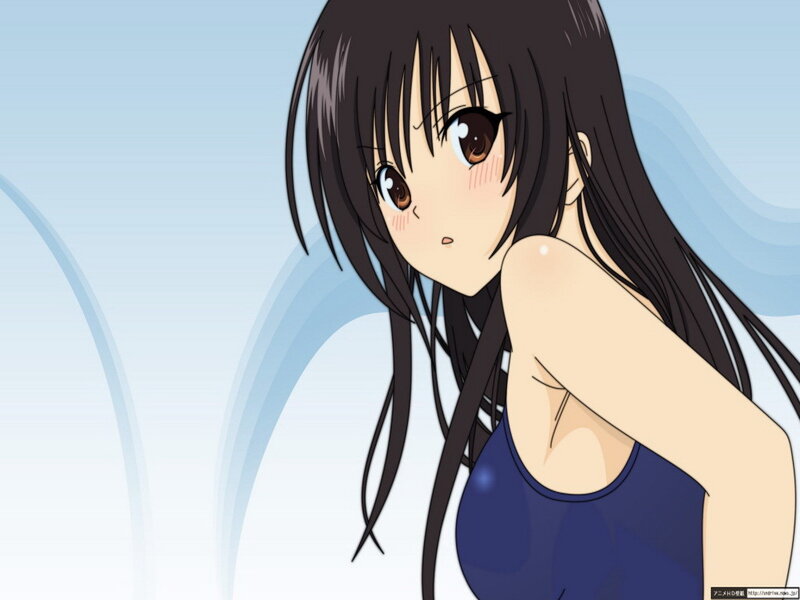 anime girl in swimsuit