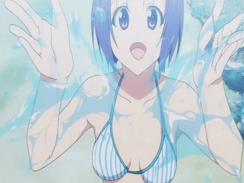 anime girl in swimsuit