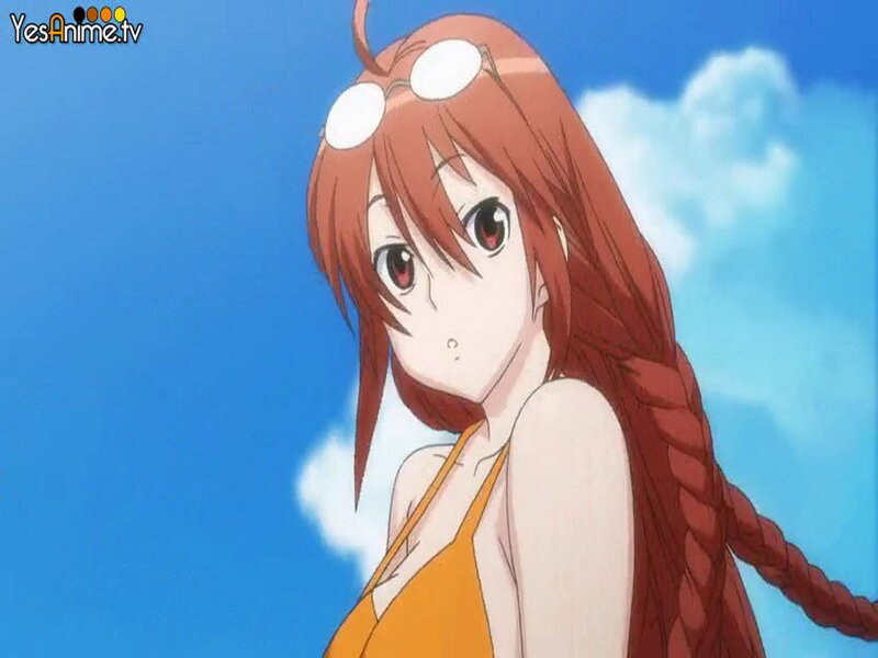 anime girl in swimsuit