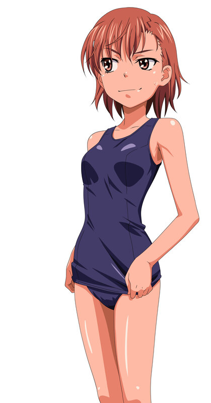 anime girl in swimsuit