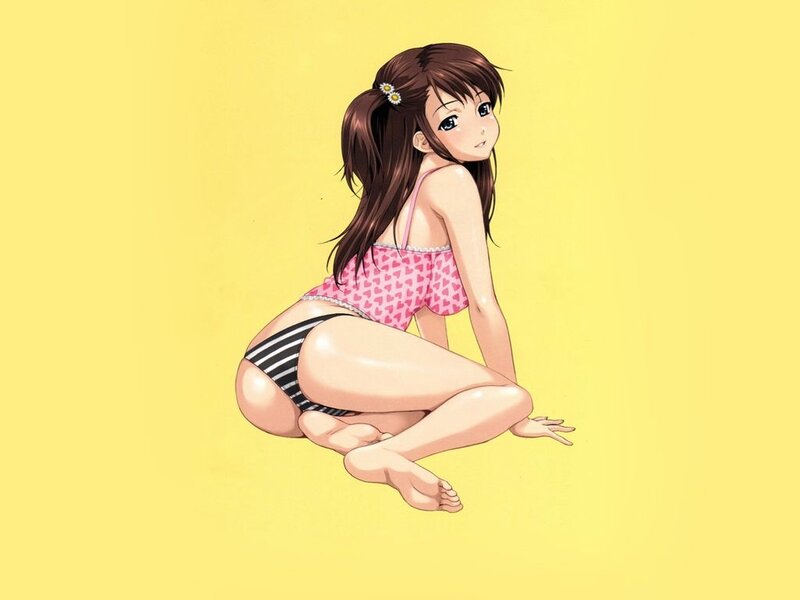 anime girl in swimsuit