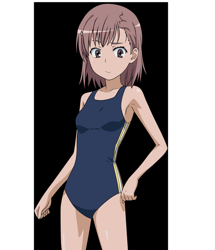 anime girl in swimsuit