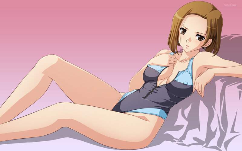 anime girl in swimsuit