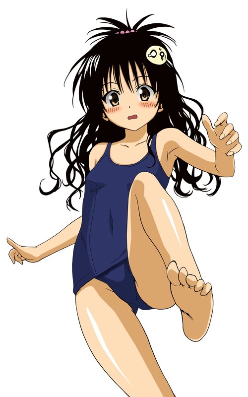 anime girl in swimsuit