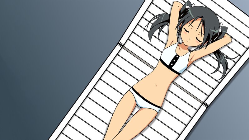 anime girl in swimsuit