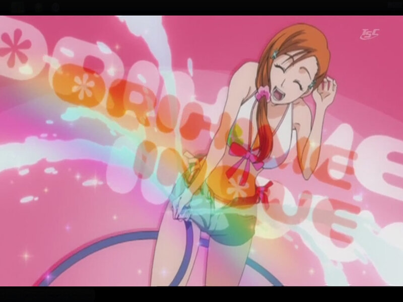 Anime Girl in Swimsuit — Pink