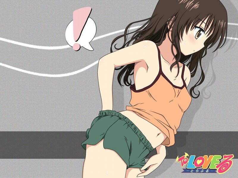 anime girl in tank top