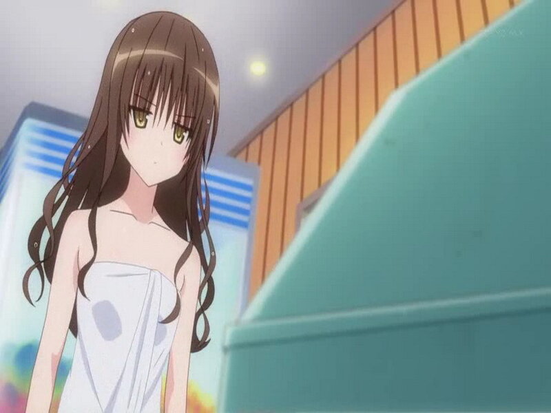 Anime Girl in Towel — Brown