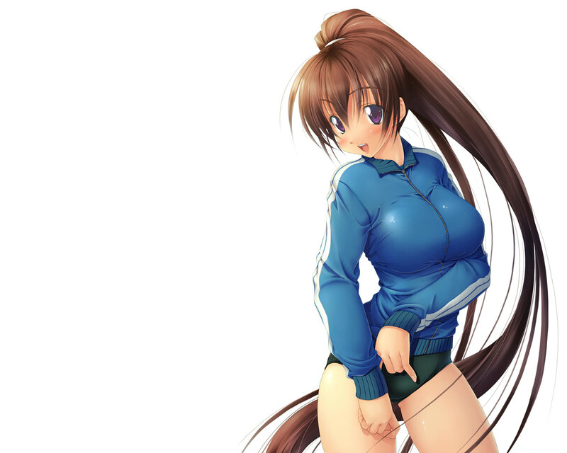 Anime Girl in Tracksuit