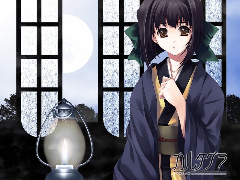anime girl in traditional attire