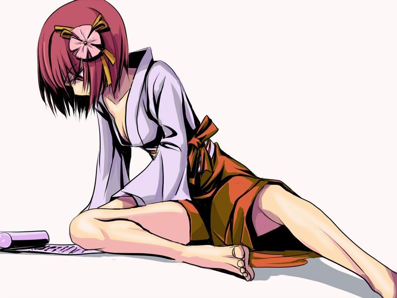 anime girl in traditional clothing