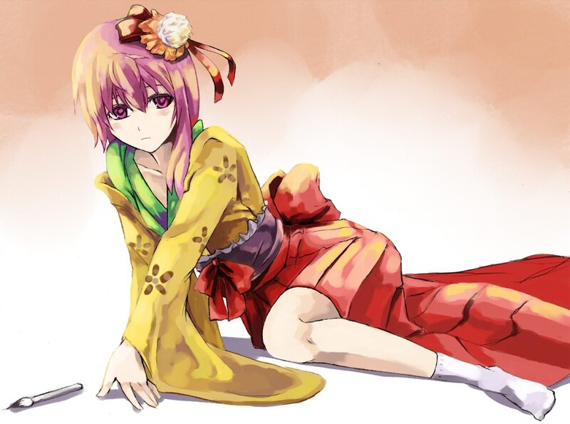 anime girl in traditional clothing
