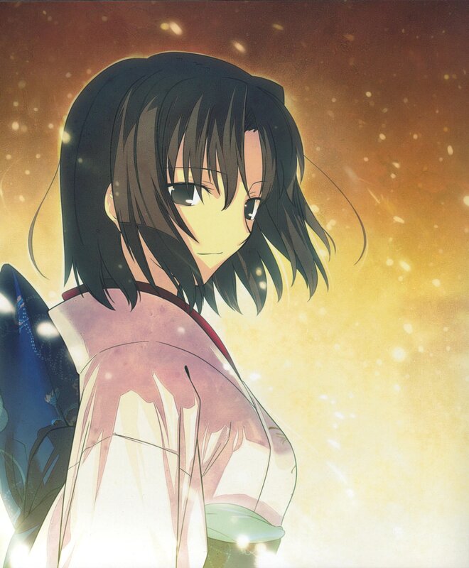 anime girl in traditional clothing